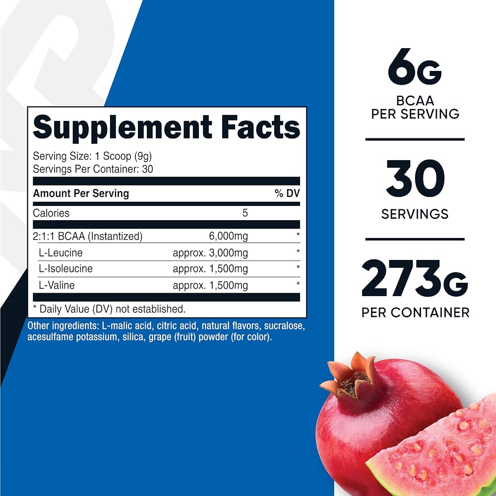 Nutricost BCAA Powder- 2:1:1