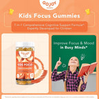 GOJOY NATURALS Kids Focus Gummies