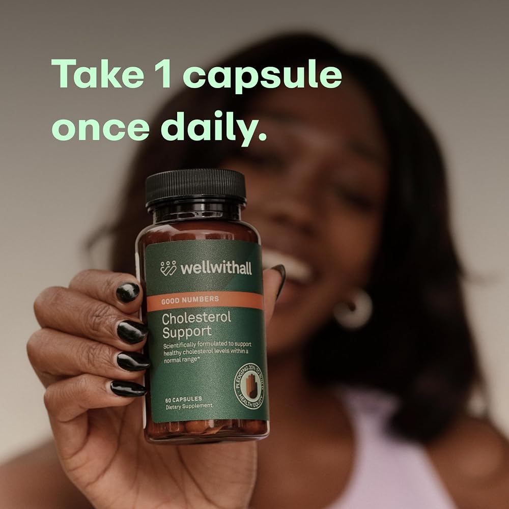 WellWithAll Cholesterol Support Supplement - 60 Capsules - image 5