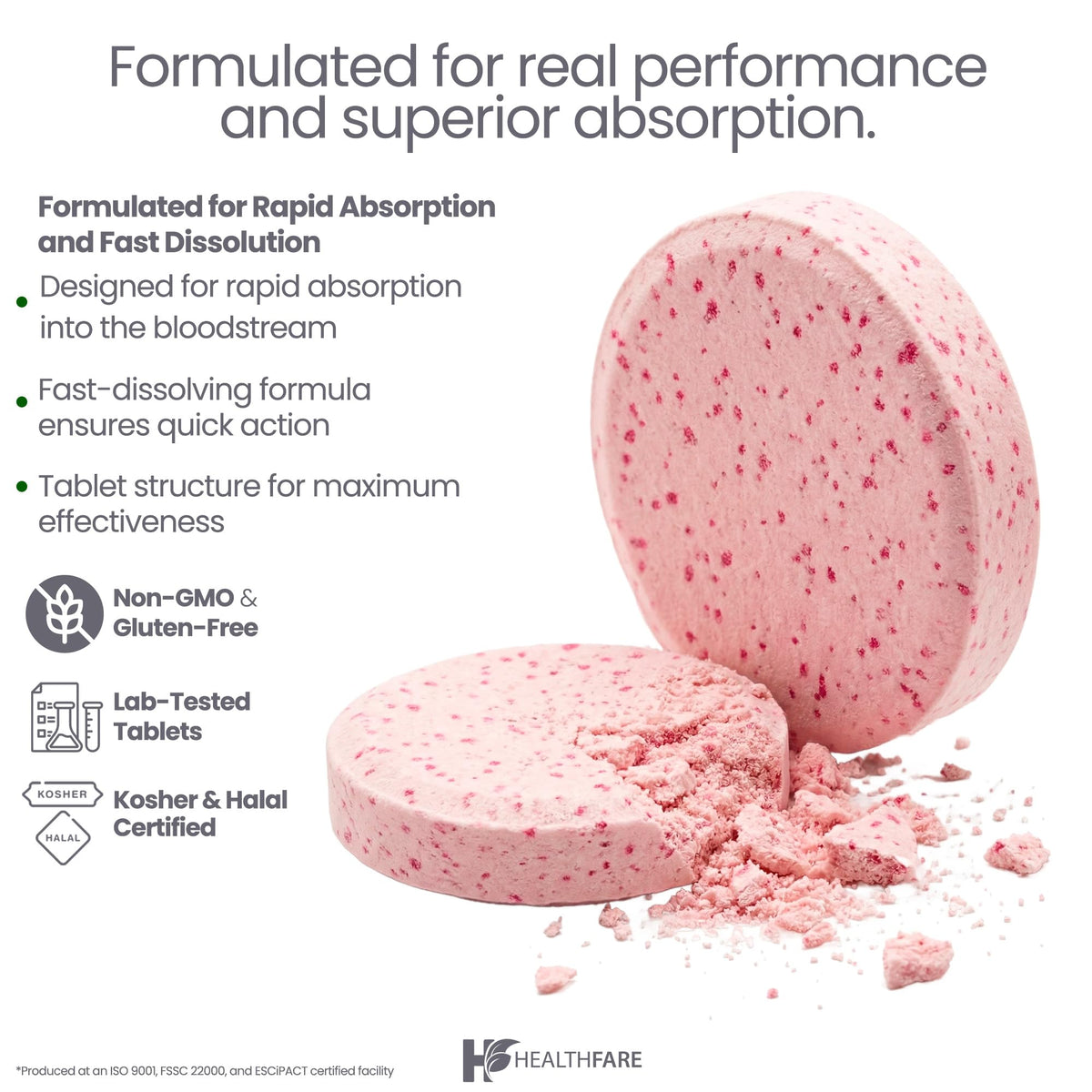 Healthfare Chromium Picolinate 1000mcg - 400 Tablets - image 4