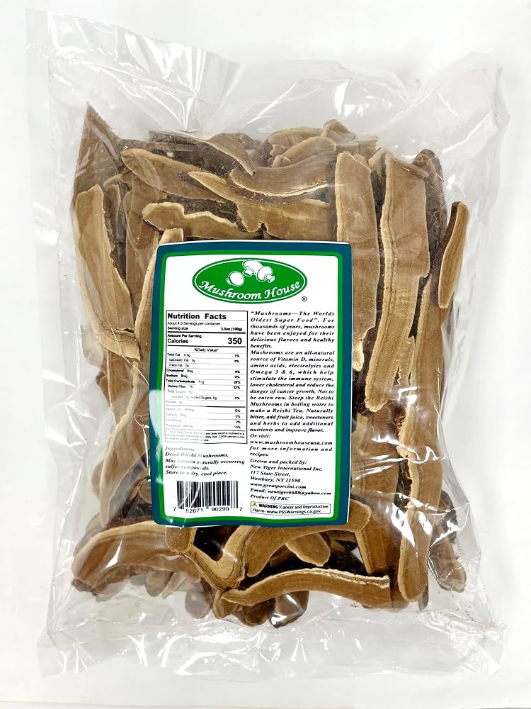 Mushroom House Dried Reishi for Herbal Tea - 16 Ounces - image 2