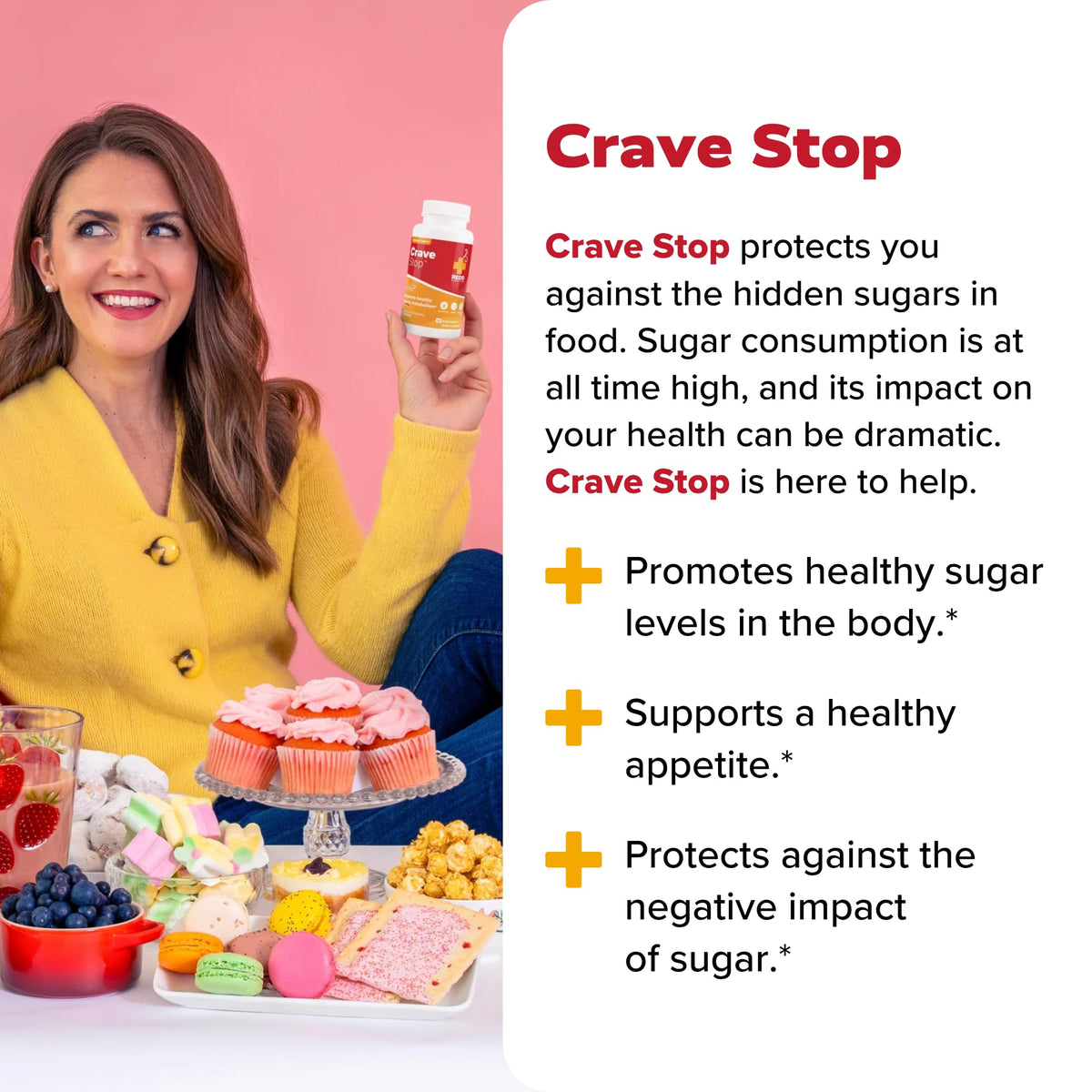 Redd Remedies Crave Stop Appetite Support - 60 Capsules - image 4