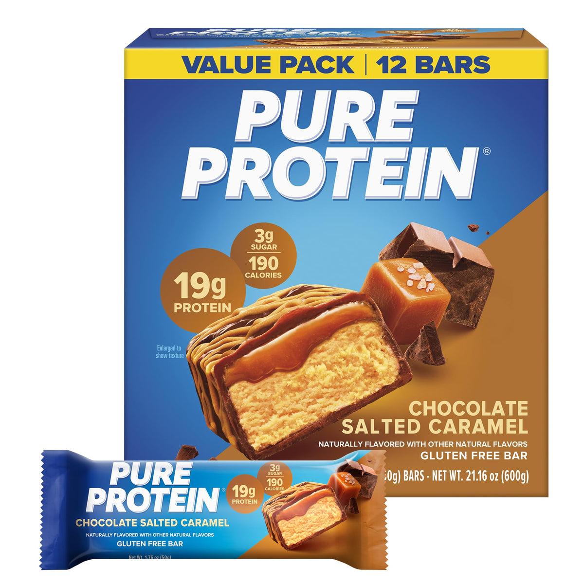 Pure Protein Bars, High Protein, Nutritious Snacks to Support Energy