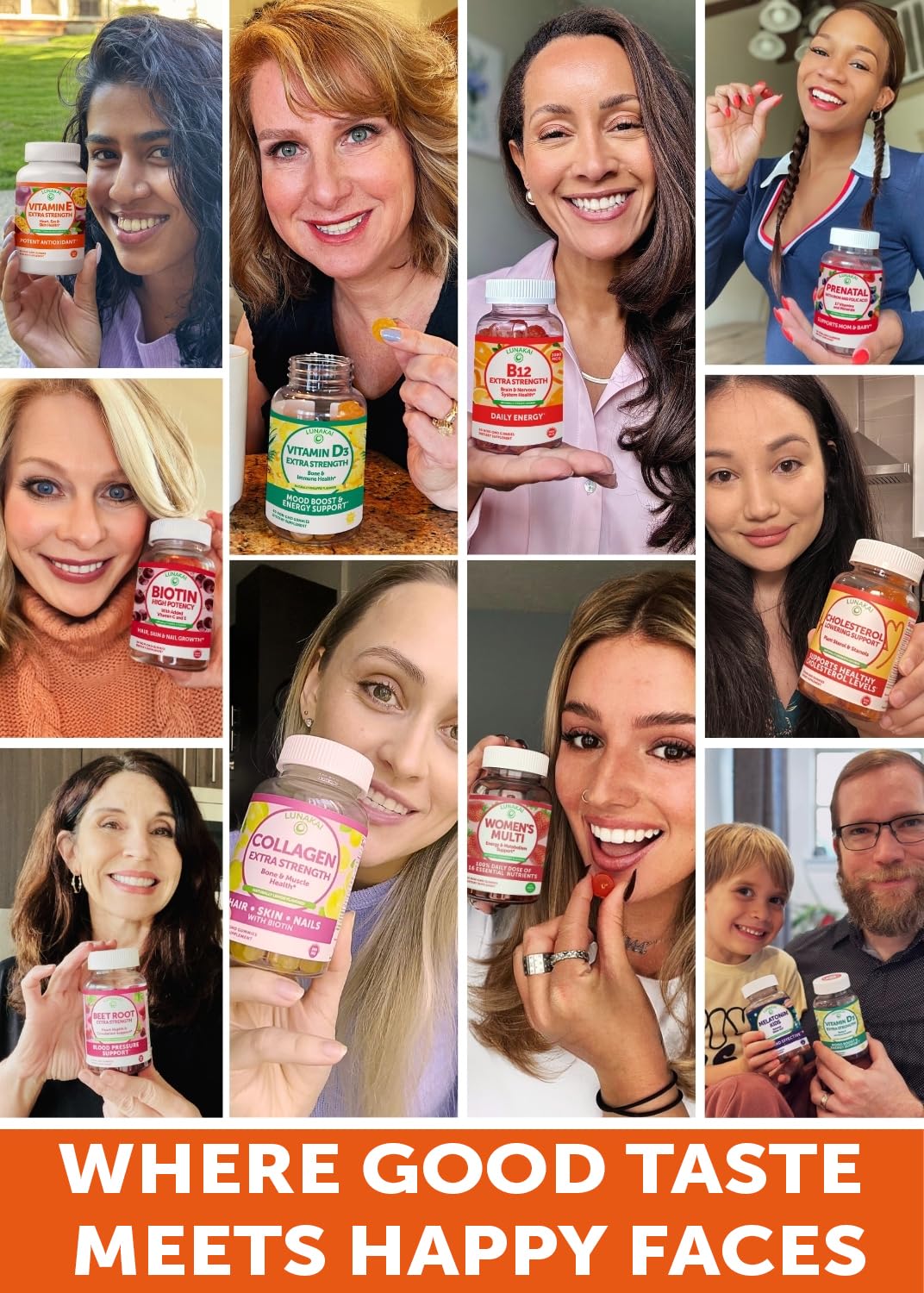 Lunakai Vitamin E Gummies with Vitamin C - Tastiest Proprietary