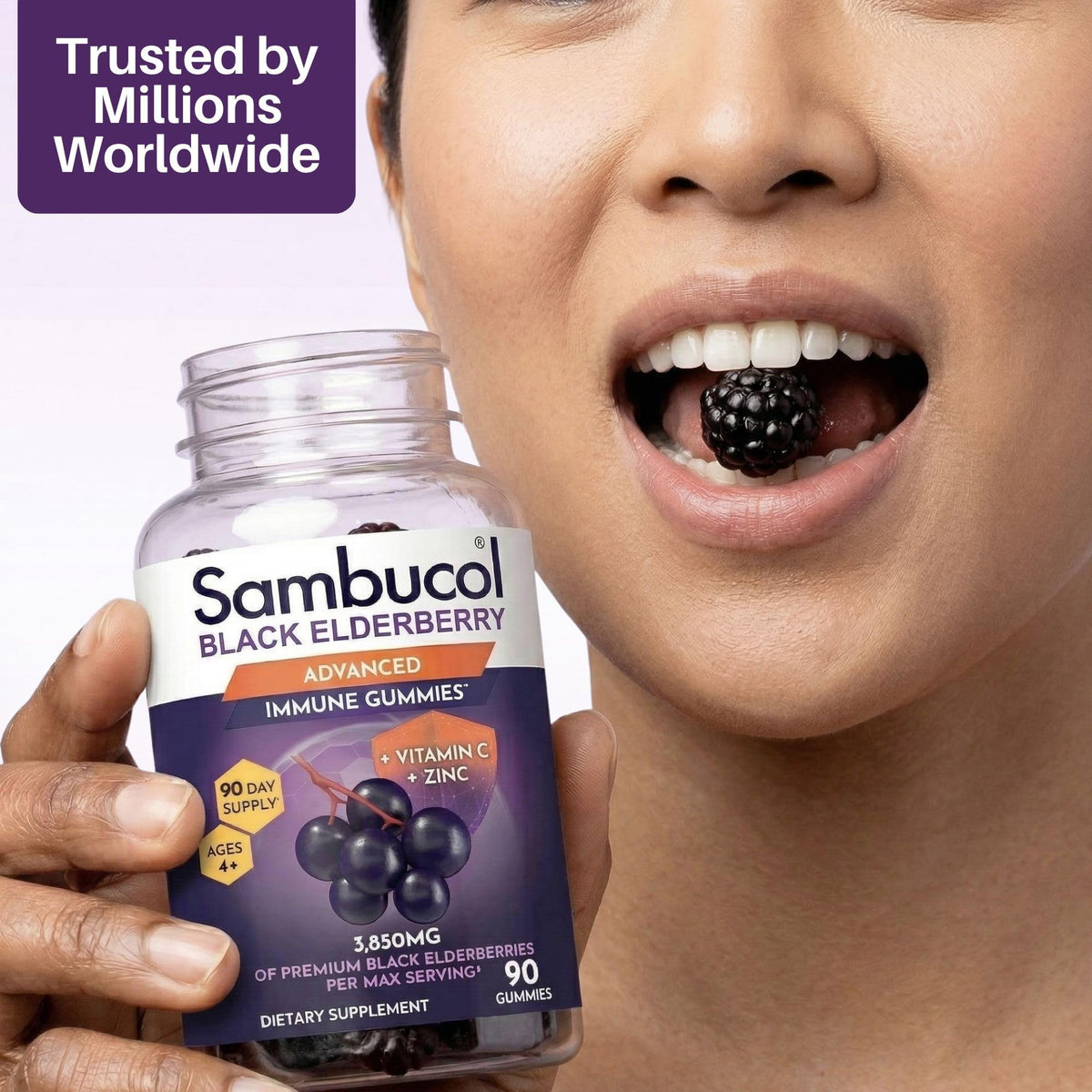 Sambucol Elderberry Gummies Immune Support - 90 Count - image 9