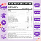 Edmmyliy Womens Multivitamin Gummy 50 and Over - Chewable Multi