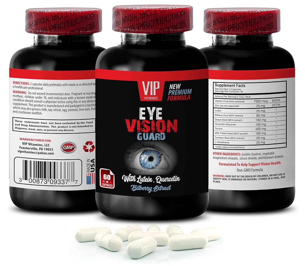 Skin Care Solutions Turmeric Root Eye Vision Guard - 120 Capsules - image 2