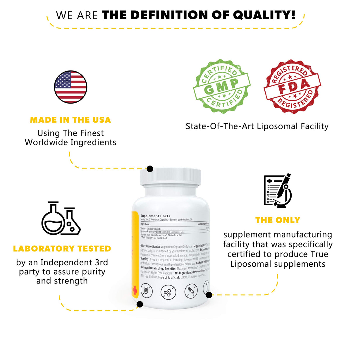 ATLANOVA True Liposomal Vitamin C 1000mg Immune Support - 60 Capsules - image 4