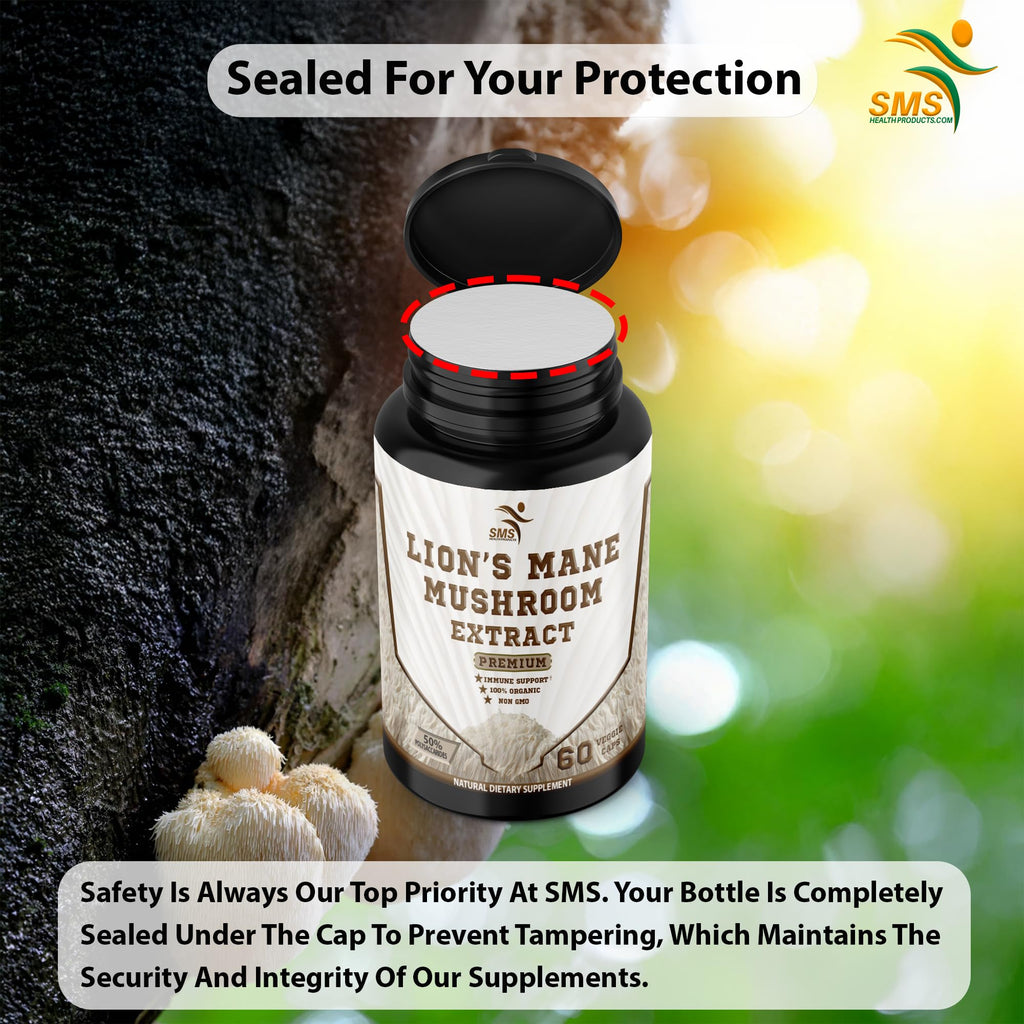 SMSHEALTHPRODUCTS.com Lion's Mane Mushroom Brain Support - image 3