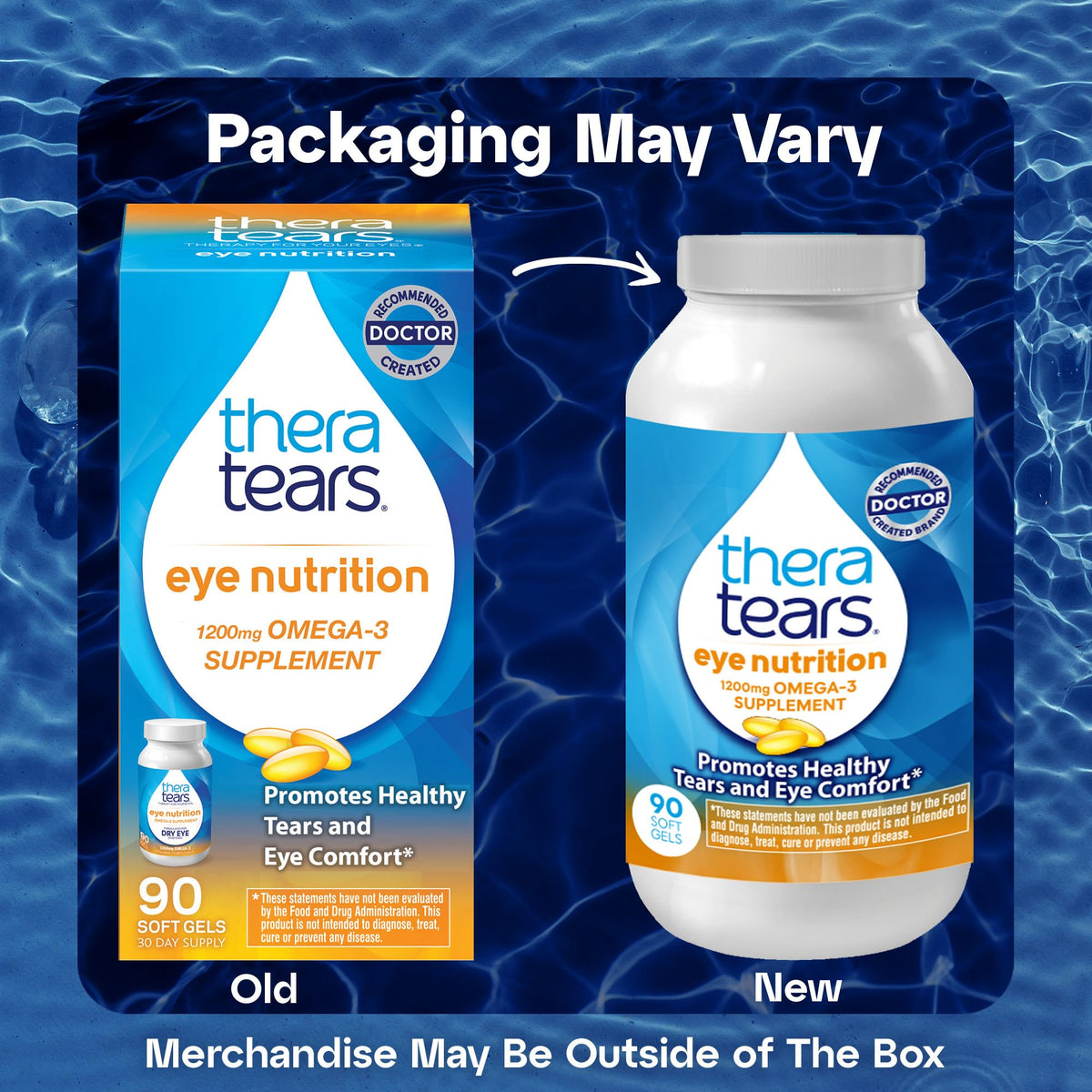 TheraTears Omega 3 Eye Care Supplement - 90 Softgels - image 3