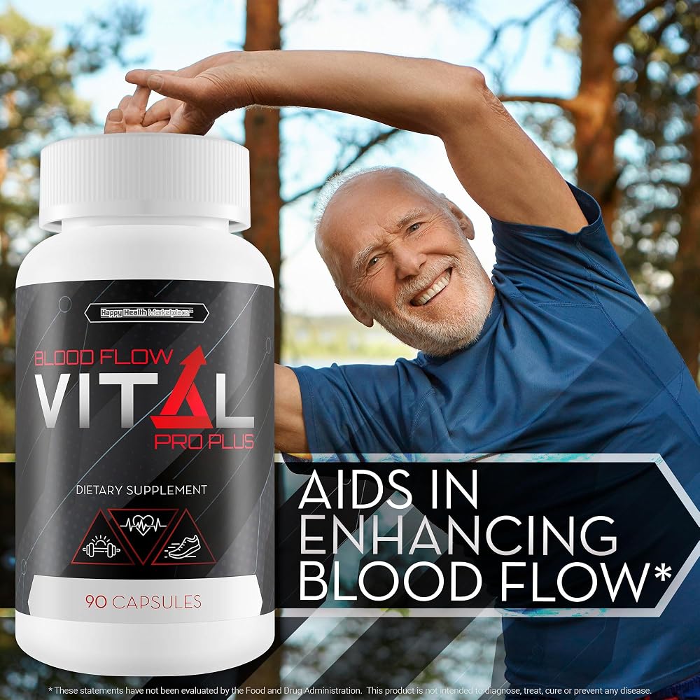 Happy Health Marketplace Blood Flow Vital Pro Plus - 90 Capsules - image 5