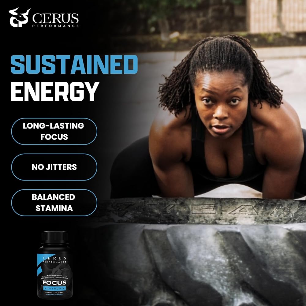 Cerus Performance Focus Nootropic - Mental Clarity & Memory - 60 Capsules - image 5