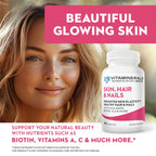 Vitaminerals 217 Hair, Skin & Nails - 60 Capsules - image 4