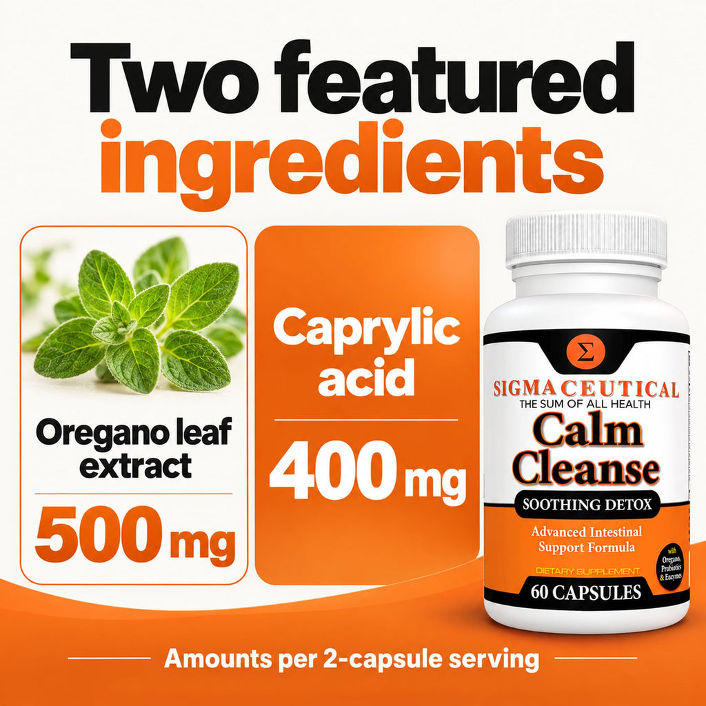 Sigmaceutical Calm Cleanse Detox Support - 60 Capsules - image 3