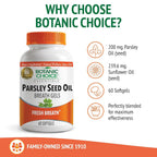 Botanic Choice Parsley Seed Oil Fresh Breath Softgels - 60 Count - image 4