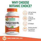 Botanic Choice Parsley Seed Oil Fresh Breath Softgels - 60 Count - image 4