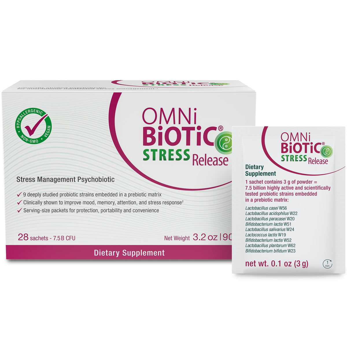 OMNi BiOTiC Stress Release Probiotic Powder - 3.2 oz