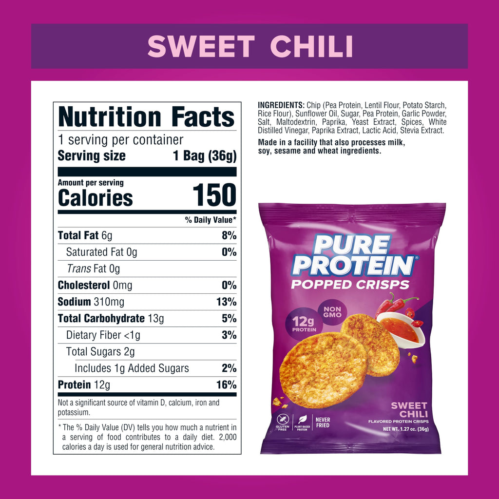 Pure Protein Pop Crisps