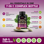 NUTRAHARMONY Iron 65mg Supplement for Women - 60 Capsules - image 6