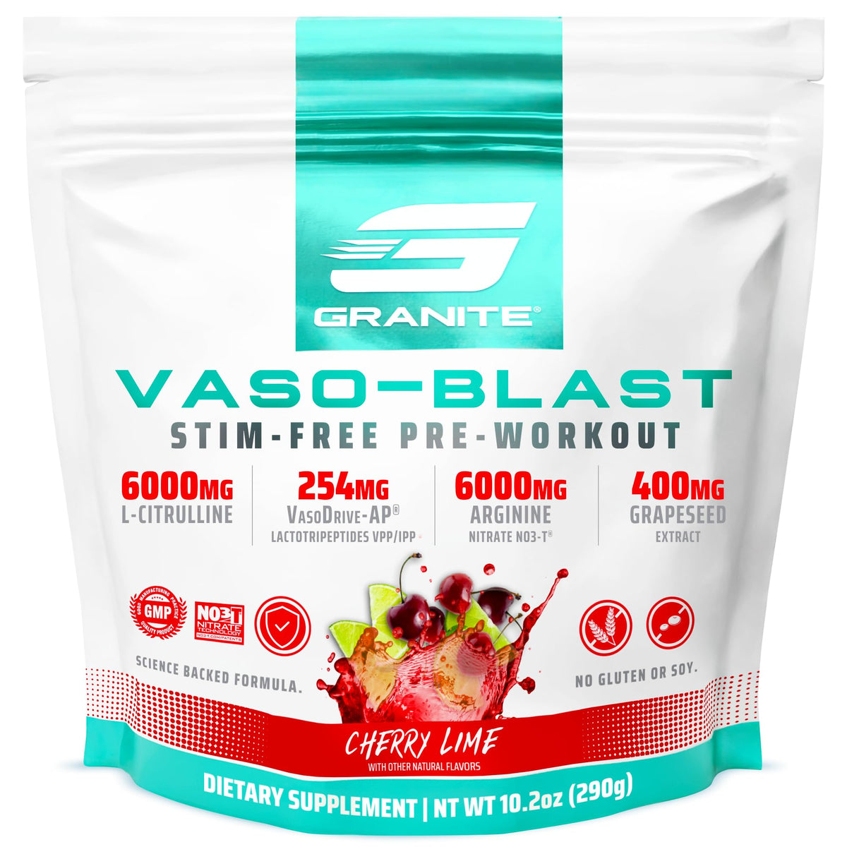 Granite Supplements Vaso Blast Pump Pre-Workout Powder - 20 Servings