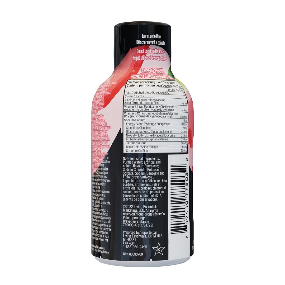 Living Essentials 5-Hour Energy Extra Strength Sugar Free - 12 Pack - image 3