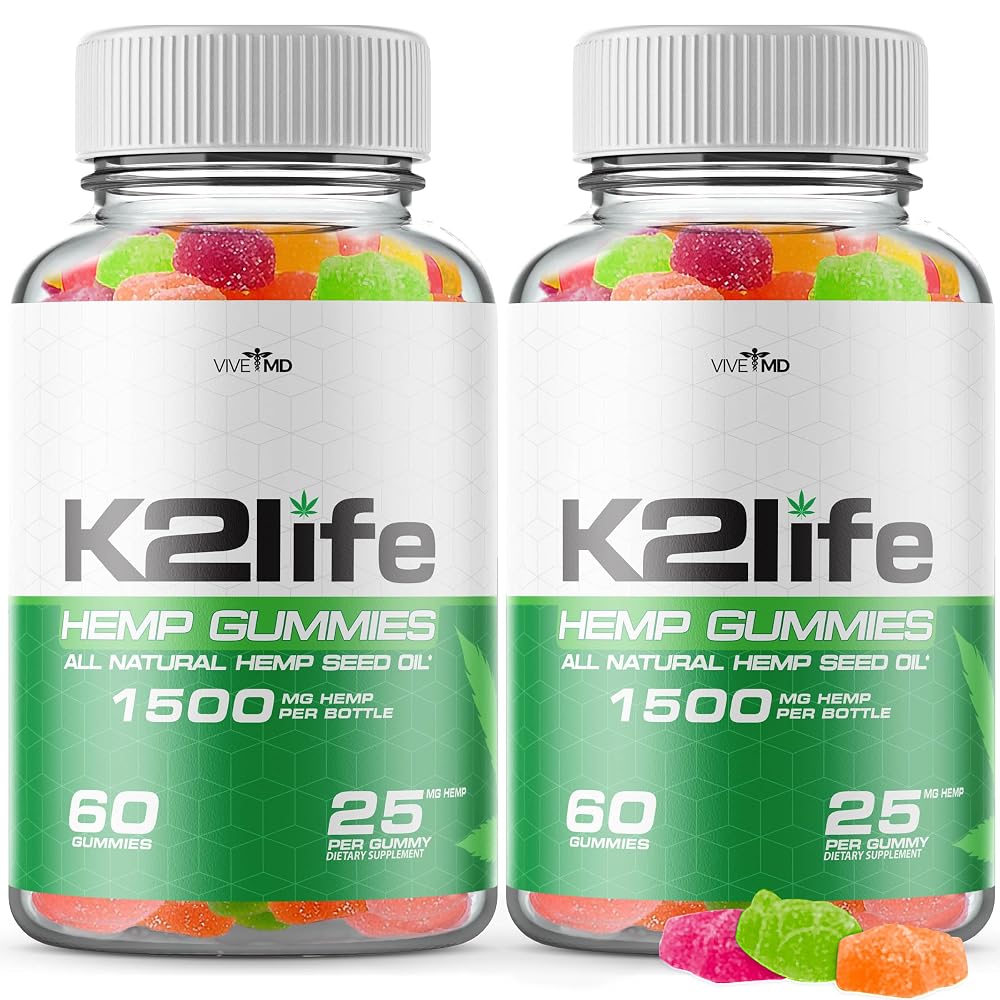 VIVE MD K2Life Gummies Premium Blend Hemp - 120 Count
