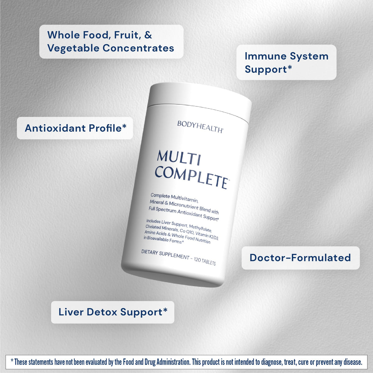 BodyHealth Multi Complete Daily Multivitamin - 120 Tablets - image 5