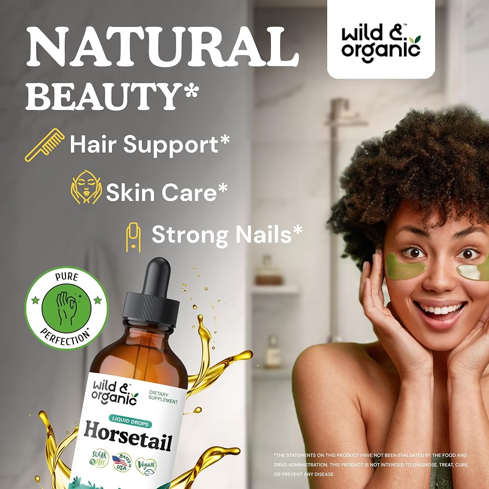 Wild & Organic Horsetail Liquid Drops