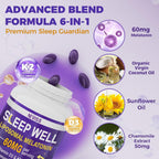 NEVISS Melatonin 60mg for Adults High Dose