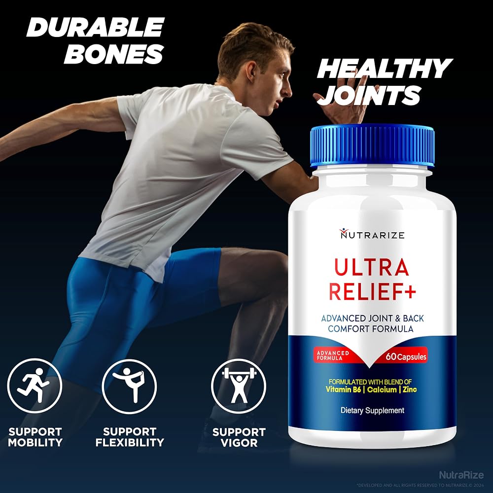 NutraRize Ultra Relief+ Capsules Joint Support - 300 Capsules - image 4