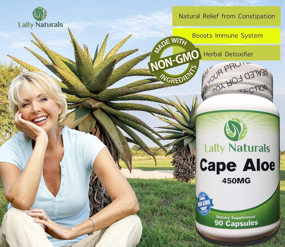 Lally Naturals Cape Aloe 450 mg - 90 Capsules - image 3