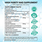 WellVeraVida NAD+ Supplement Liposomal Liquid Drops - 2 Fl Oz - image 2