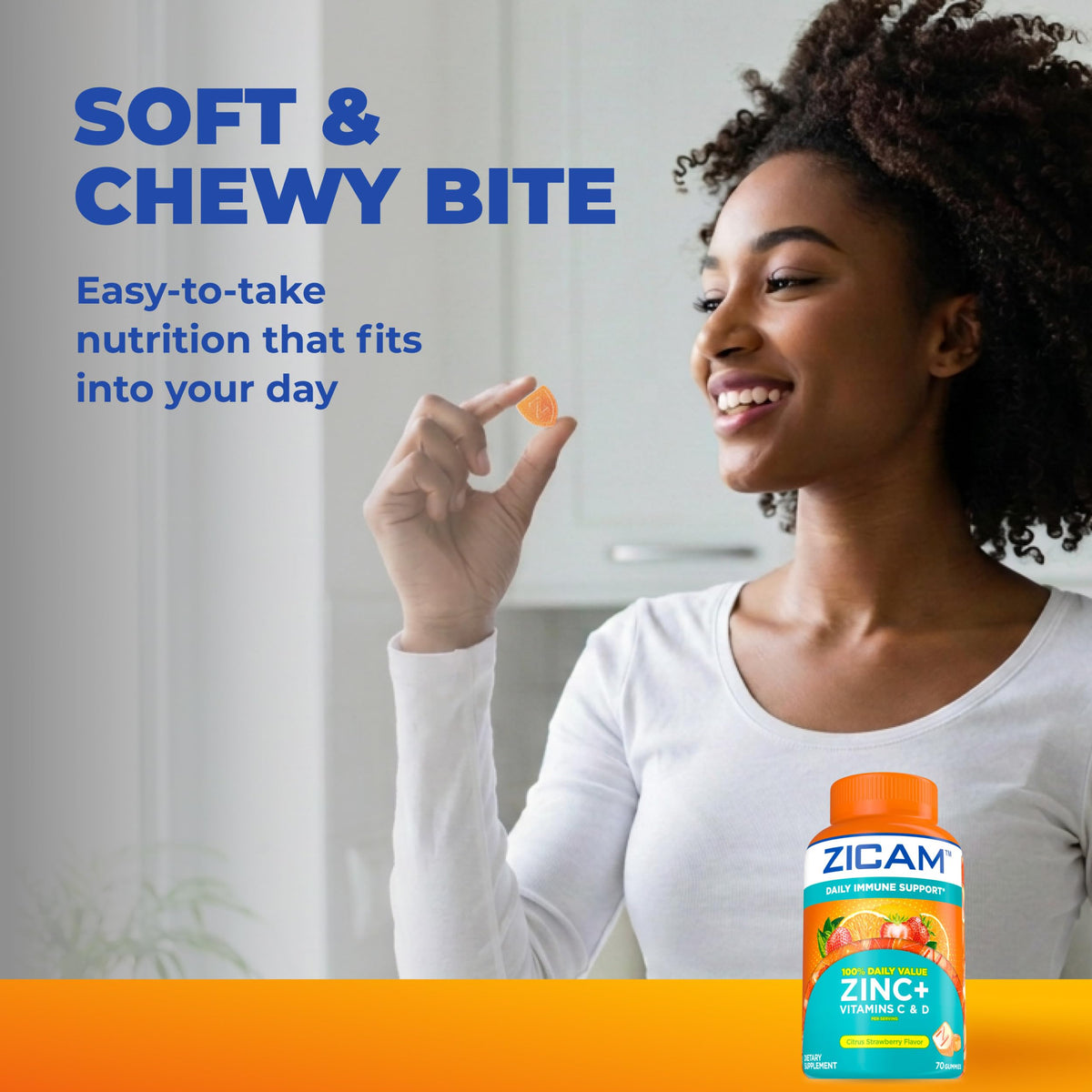Zicam Daily Immune Support Gummy Supplement - 70 Count - image 7