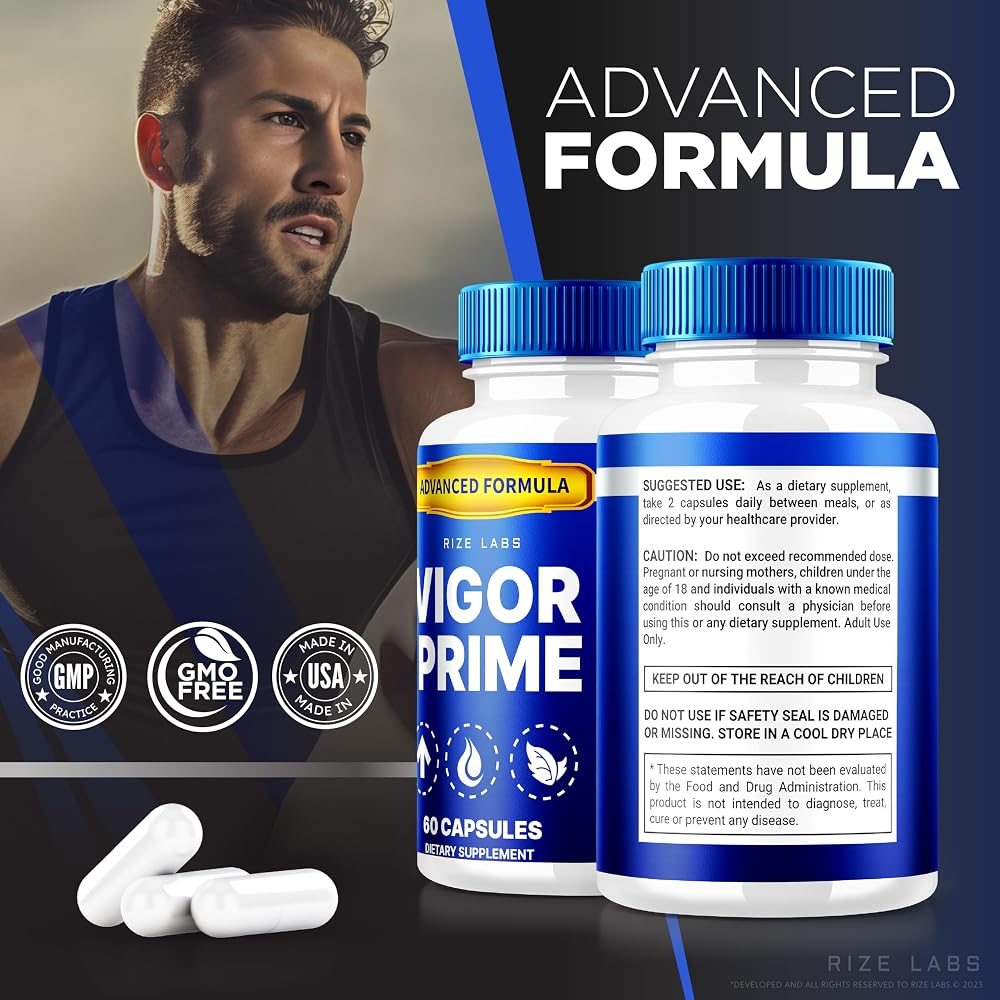 NutraRize Vigor Prime Capsules for Men - 120 Capsules - image 7