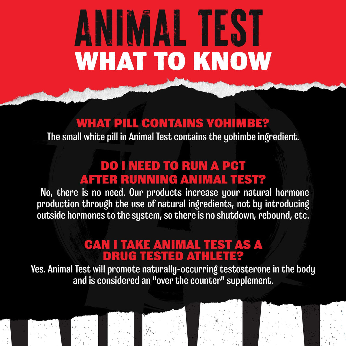 Animal Test Testosterone Booster for Men - 21 Day Pill Packs - image 2