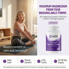 AOR Magnesium Glycinate 4 Forms - 90 Vegan Capsules - image 2