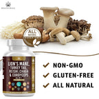 Health Heals Mushroom Supplement 20-in-1 Complex - 120 Capsules - image 7