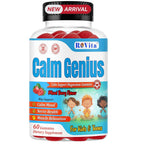 ROVita Calm Genius Magnesium Citrate Gummies for Kids - 60 Count
