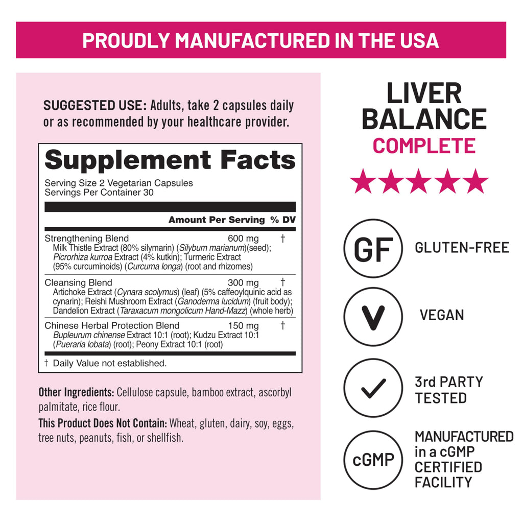 NatureWise Liver Balance Detox Supplement - 60 Capsules - image 5