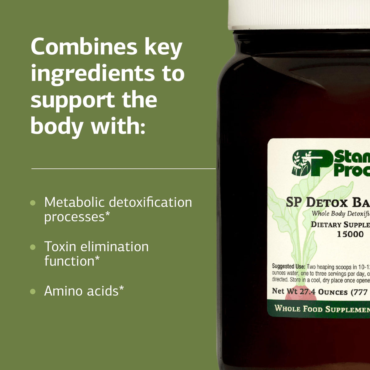 Standard Process SP Detox Balance Protein Powder - 28 oz - image 4