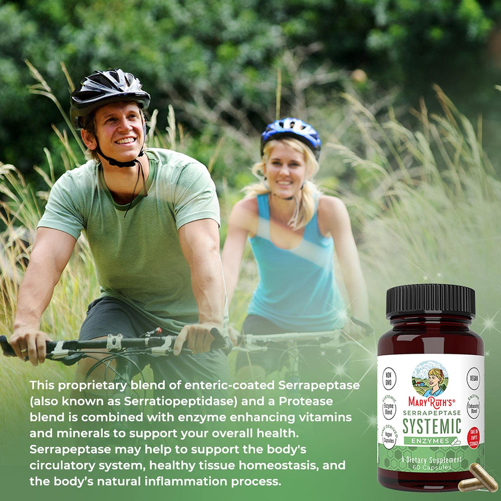 MaryRuth's Serrapeptase Enzymes Vegan Capsules - 60 Count - image 4