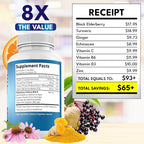 NEW AGE 8 in 1 Immune Support Booster with Echinacea & Zinc - 300 Capsules - image 5