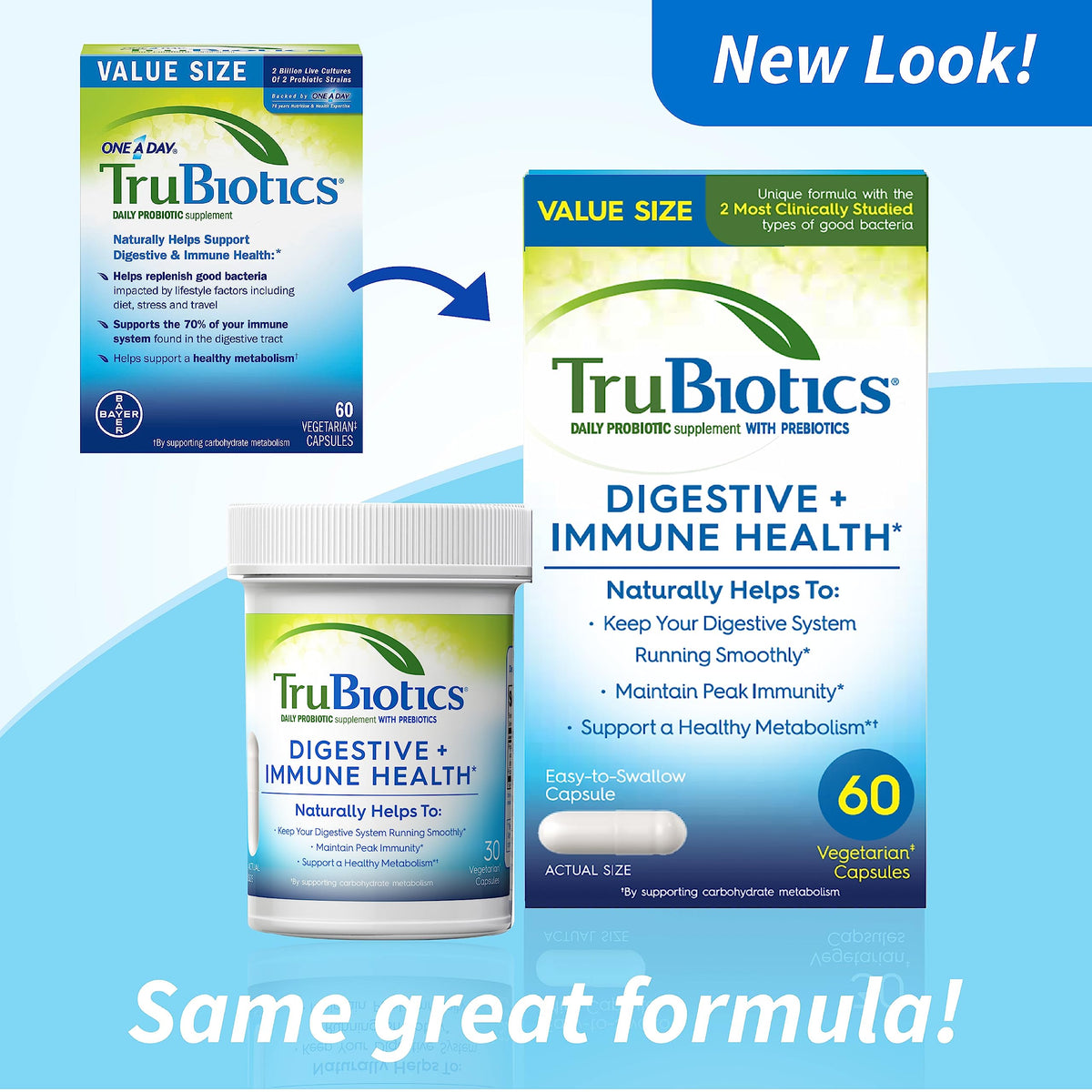 TruBiotics Probiotics for Digestive & Immune Health