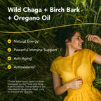 NORTH AMERICAN HERB & SPICE ChagaMax Chaga Mushroom - 90 Servings - image 2