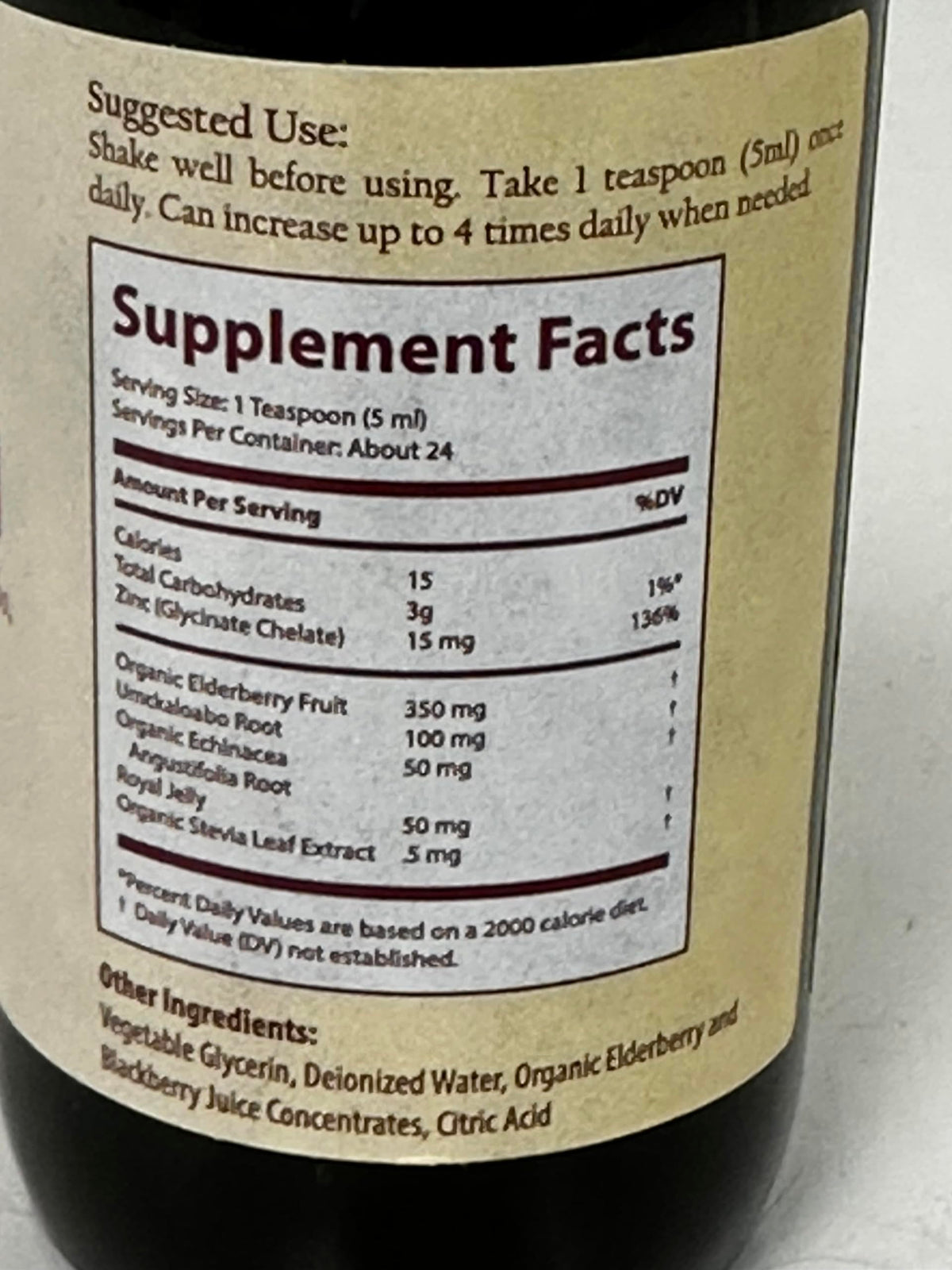 BeeAlive Defense Formula with Zinc, Echinacea & Elderberry - 4 Fl Oz - image 5