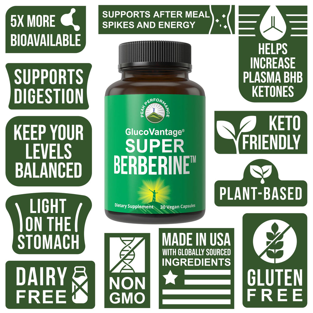 Peak Performance Dihydroberberine Super Berberine 200mg - 30 Capsules - image 3