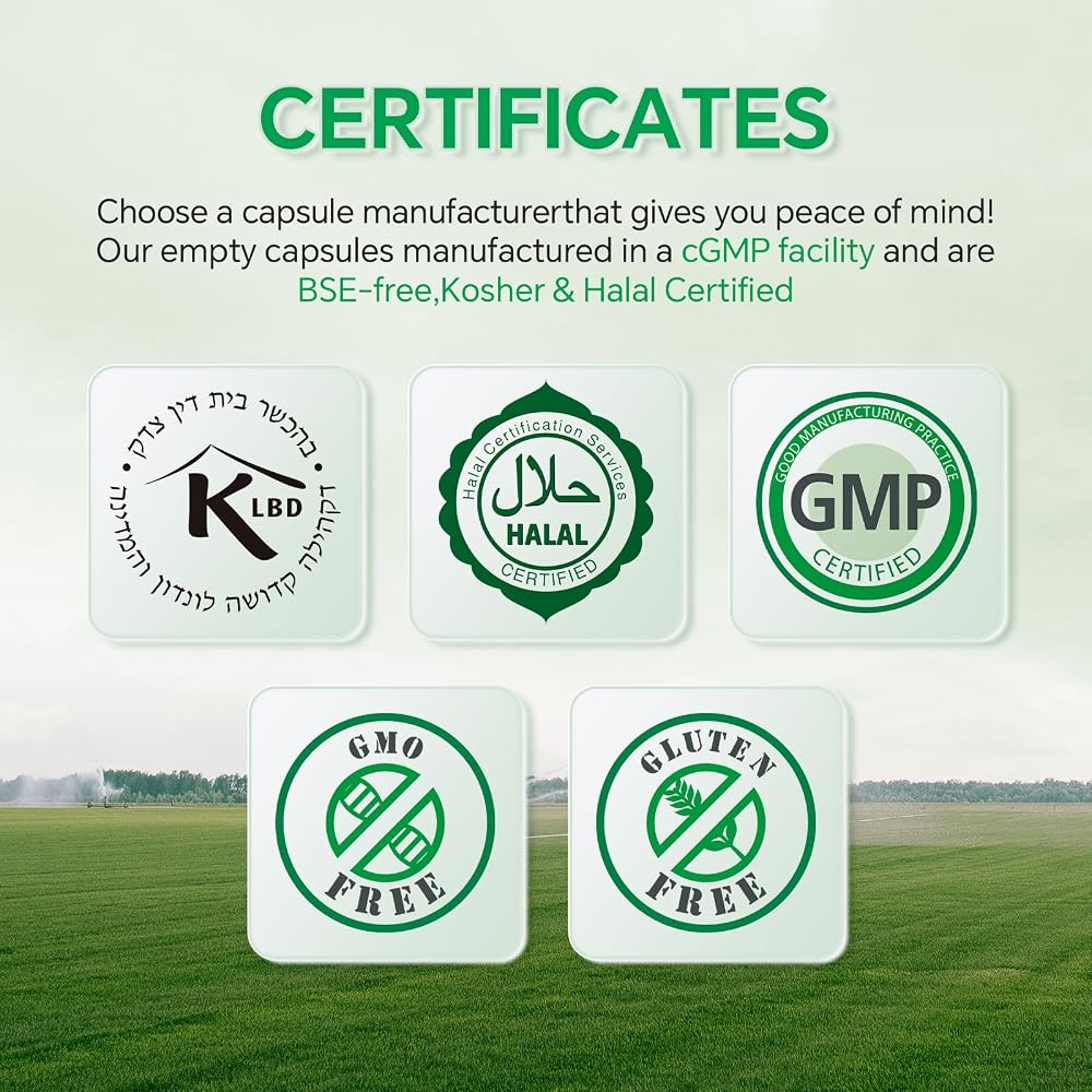Angtai JN Empty Vegan Capsules Size 2 - 1,000 Count - image 7
