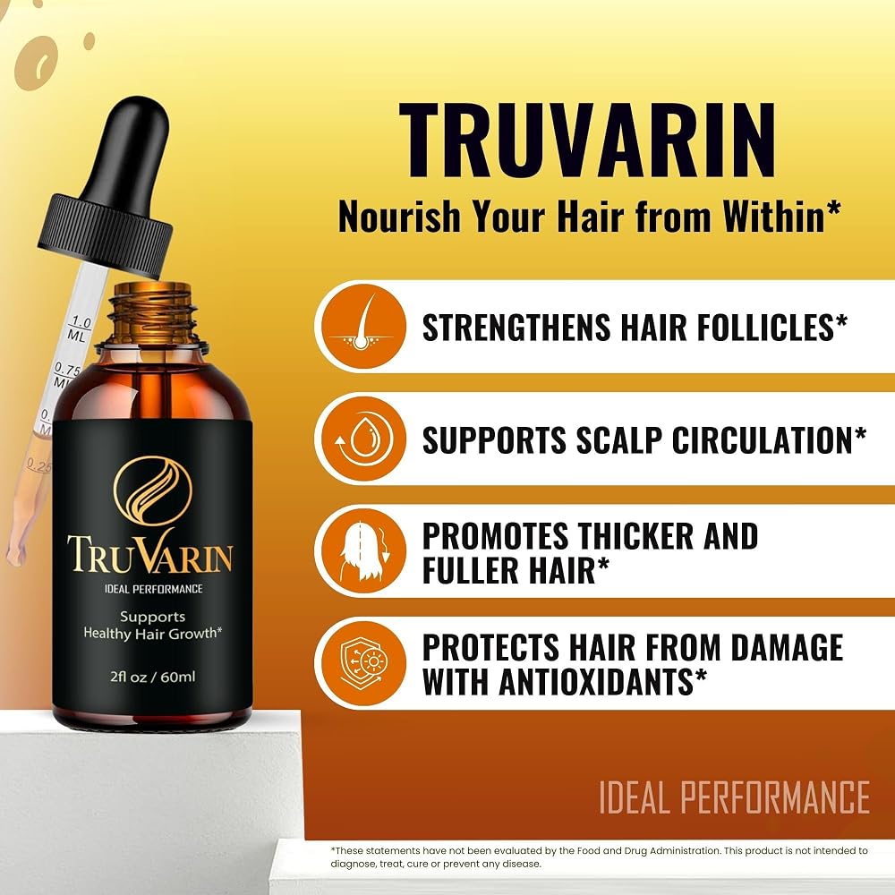 IDEAL PERFORMANCE TruVarin Drops Hair Growth Supplement - 2 Pack - image 4