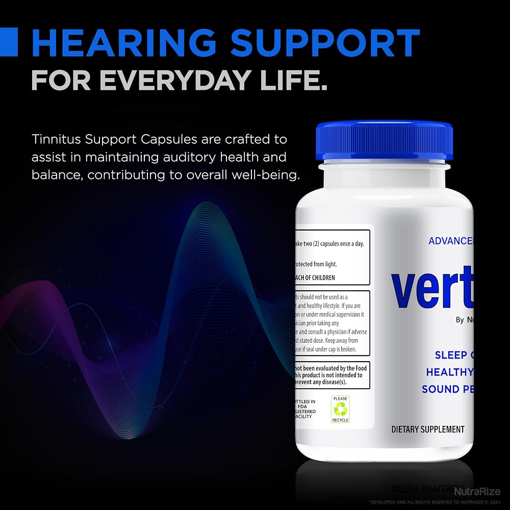 NutraRize VertiFree Capsules Hearing Support Formula - 60 Capsules - image 5