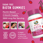 MARYRUTH'S Biotin Gummies Hair Growth Support - 60 Gummies - image 8